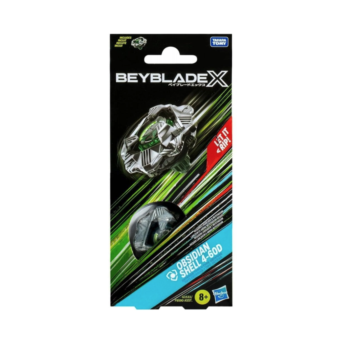 Beyblade X Booster Single Pack - HSG0285 - Toupie Scythe Incendio 3-80B - Prêt Pour Des Combats Explosifs !