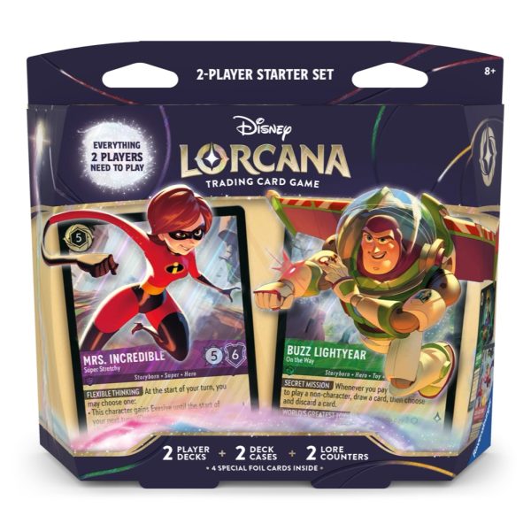 Disney Lorcana: 2 Player Starter Set: Buzz Lightyear & Mrs Incredible