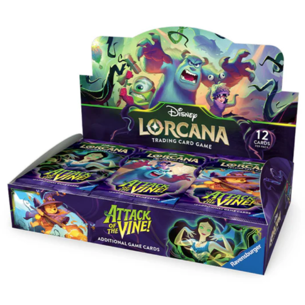 Disney Lorcana: Attack of the Vine Booster Box Case Pre Order